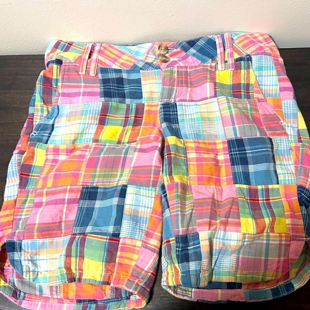 Grane Plaid cotton shorts size 7